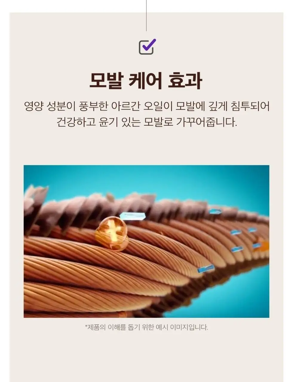 [보색 오일]모로칸오일 헤어 트리트먼트 퍼플 50ml (펌프 포함) 상세페이지 16